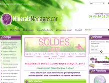 Tablet Screenshot of mineralsmadagascar.com